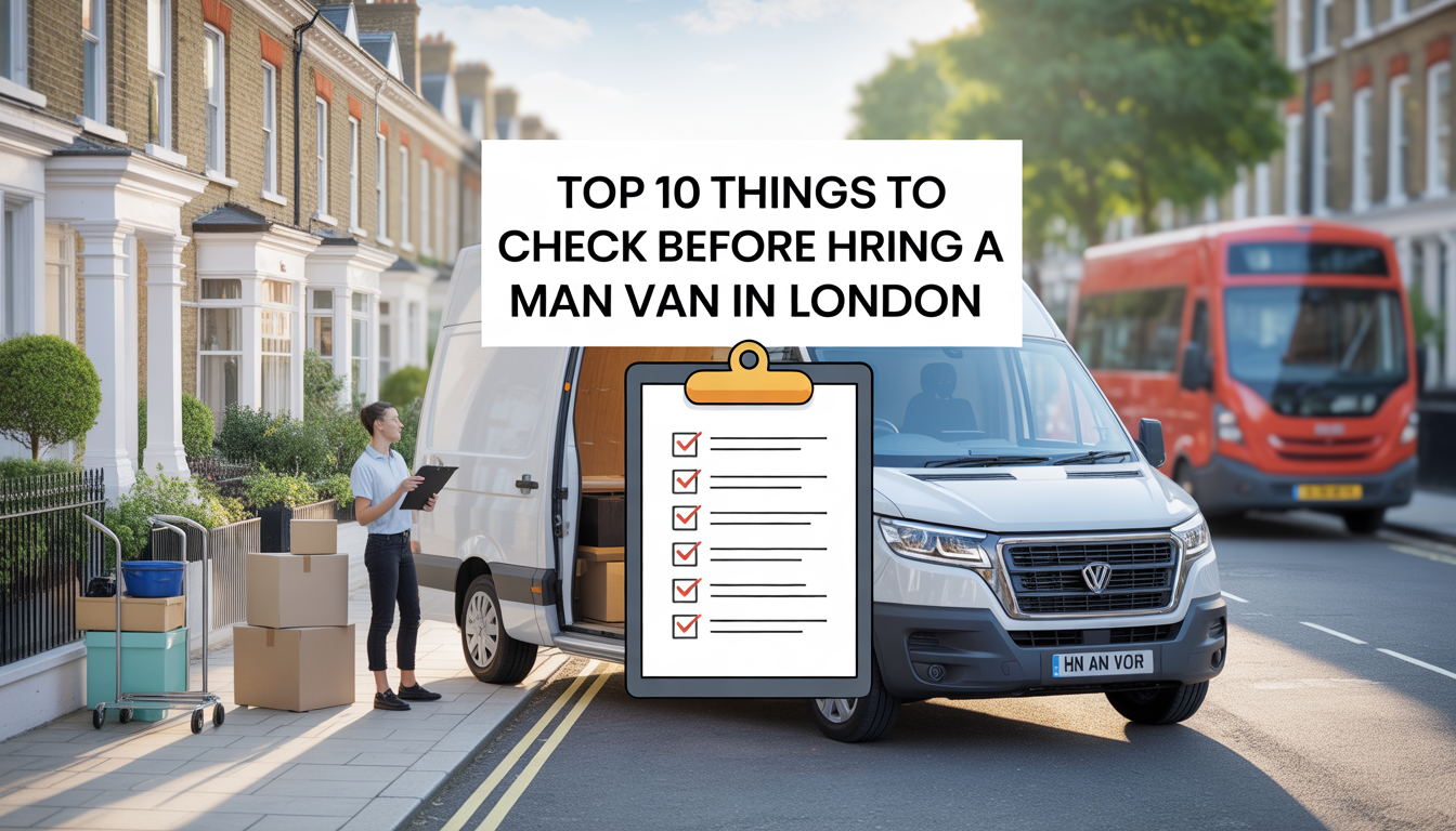 Top 10 Things to Check Before Hiring a Man and Van in London