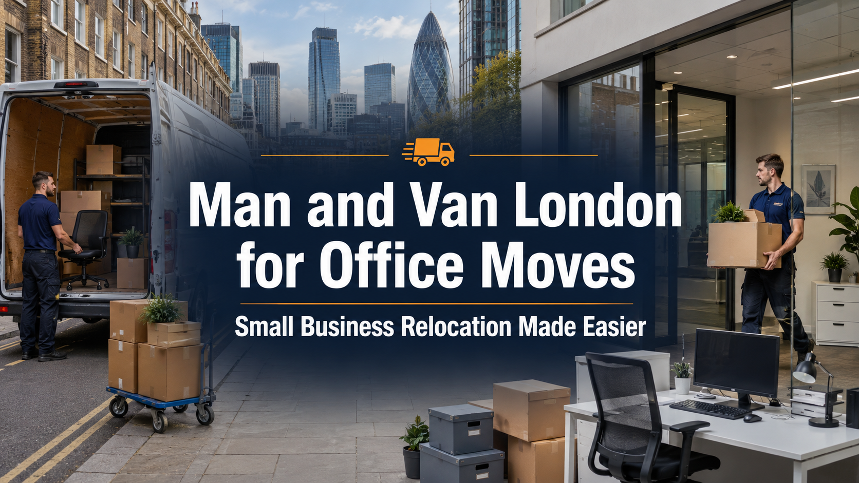 Man and Van London for Office Moves